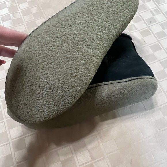 SOREL Womens Nakiska Black Snow Boots Size 12 Suede Shearling Sheepskin Bootie - Picture 3 of 7